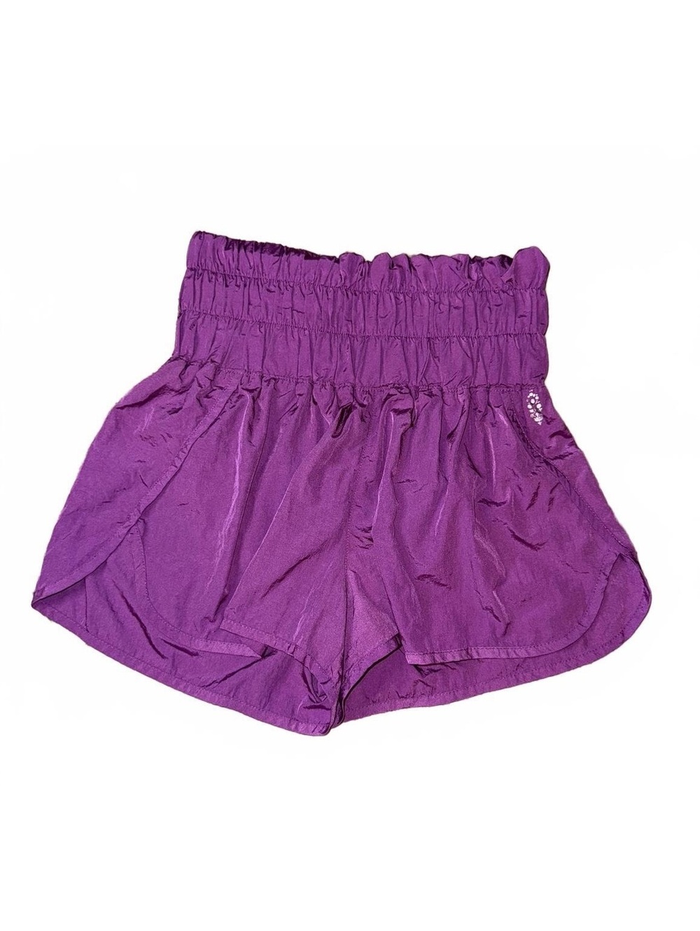Free People FP Movement The Way Home Purple Running Shorts Size Small
